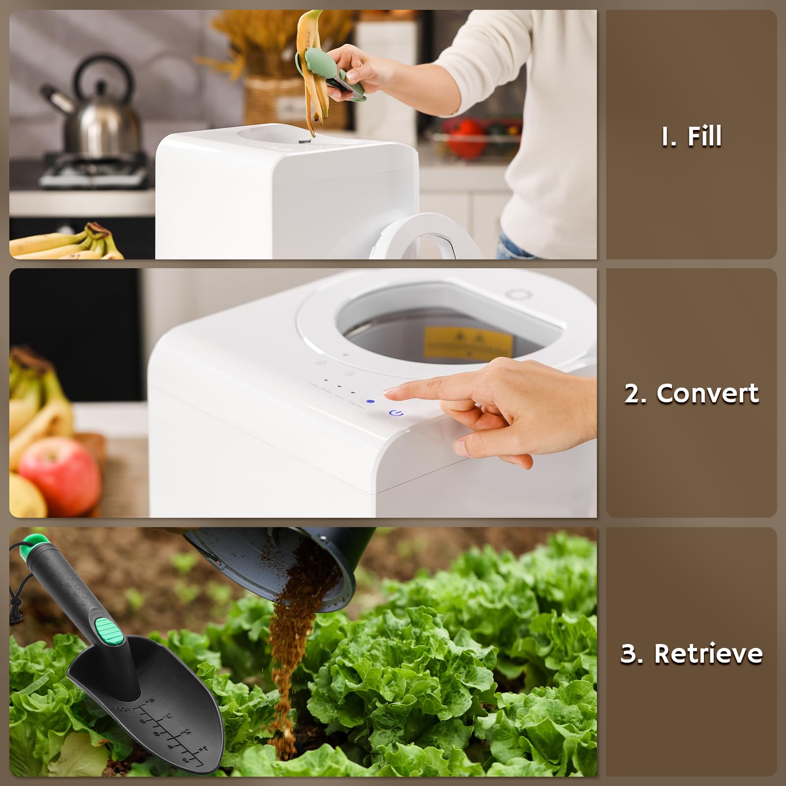 Airthereal 電動 生ごみ処理機 Revive R500-V Amazon.com : Airthereal Revive Electric Kitchen Composter